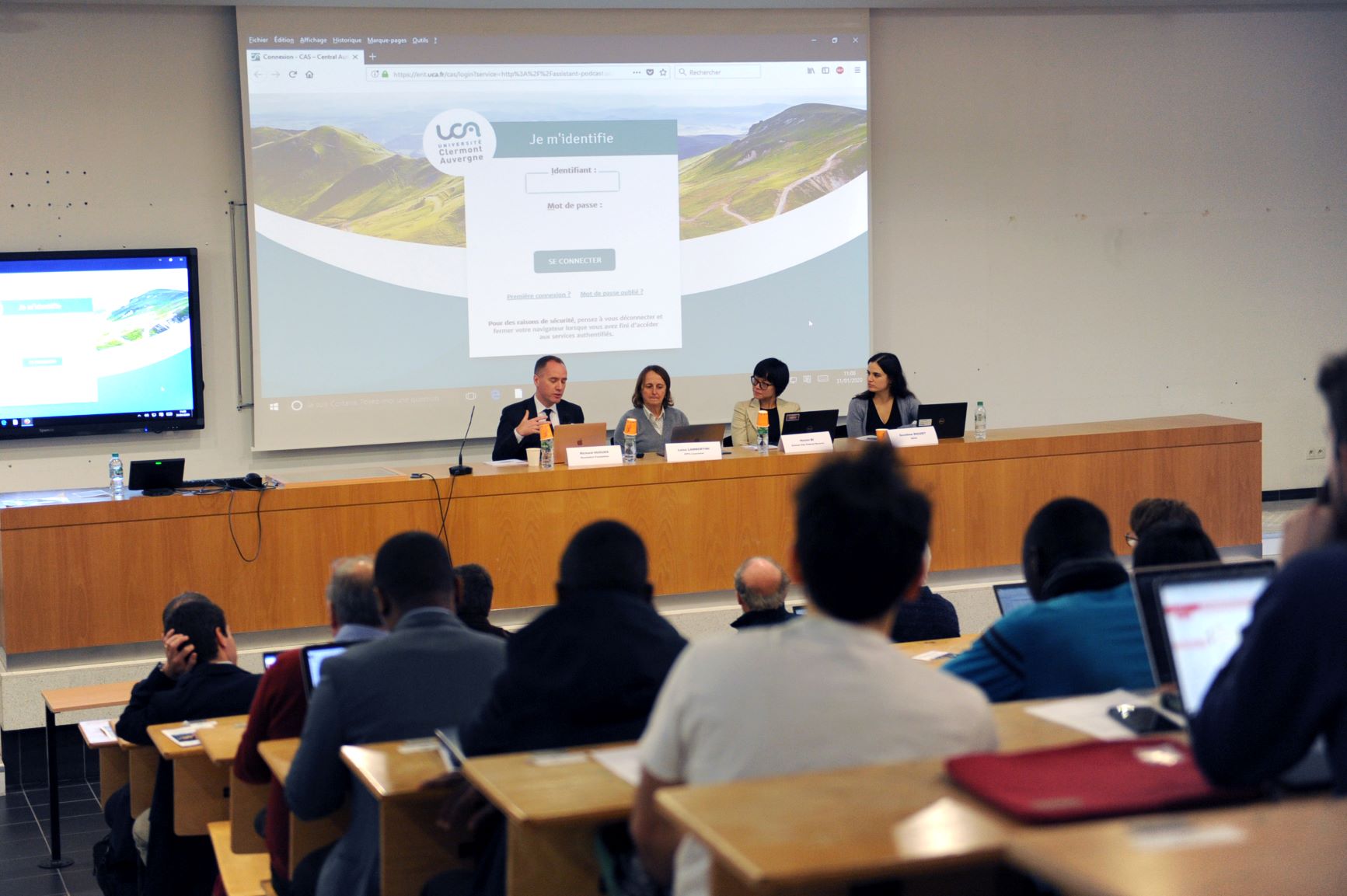 Policy Panel: Richard Hughes (Resolution Foundation, London), Luisa Lambertini (EPFL, Lausanne), Huixin Bi (Federal Reserve Bank of Kansas City), Dorothée Rouzet (OECD) © Aurélie Goumy